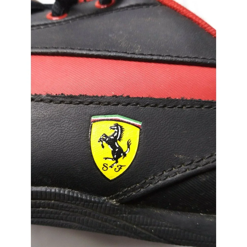 Puma Ferrari Drift Cat 5 L NU Junior Size 5.5 C Boys Shoes - Black~Red
